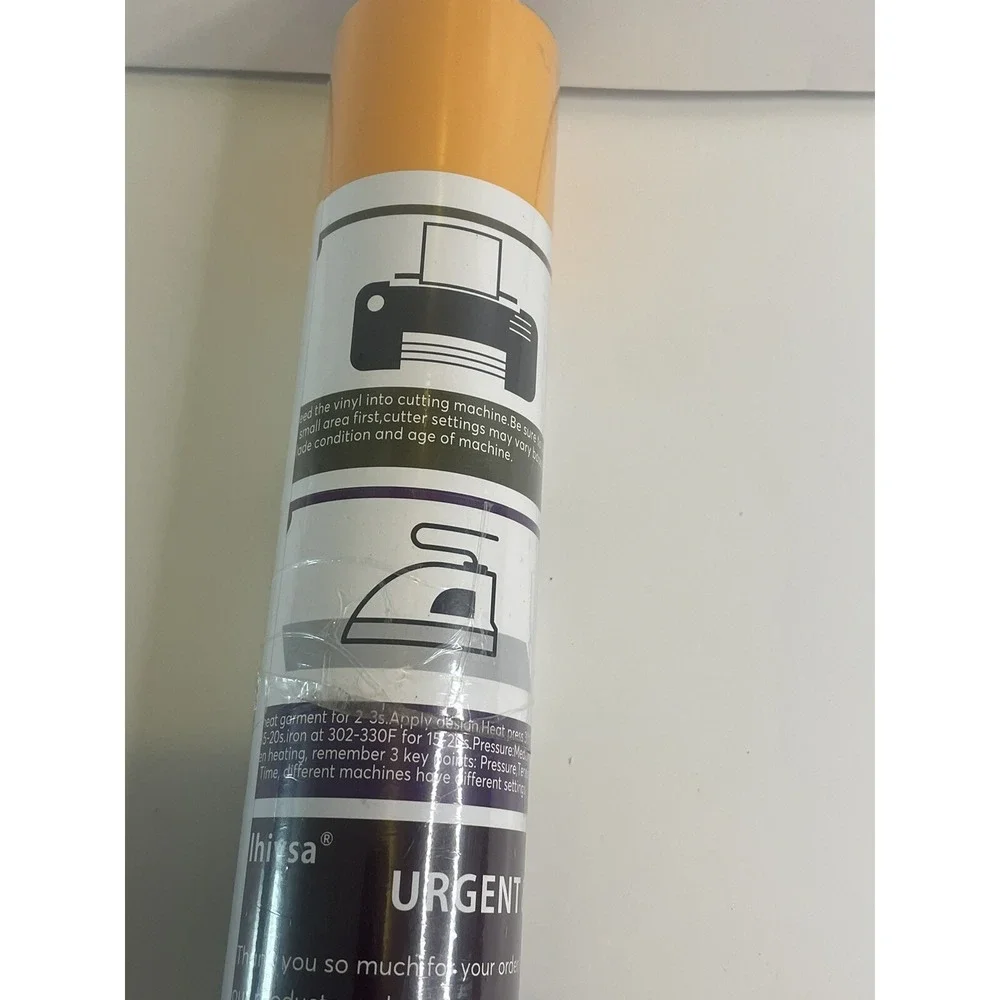 HTVRONT Heat Transfer Vinyl Roll‎ Iron on Heat Press T-shirt
